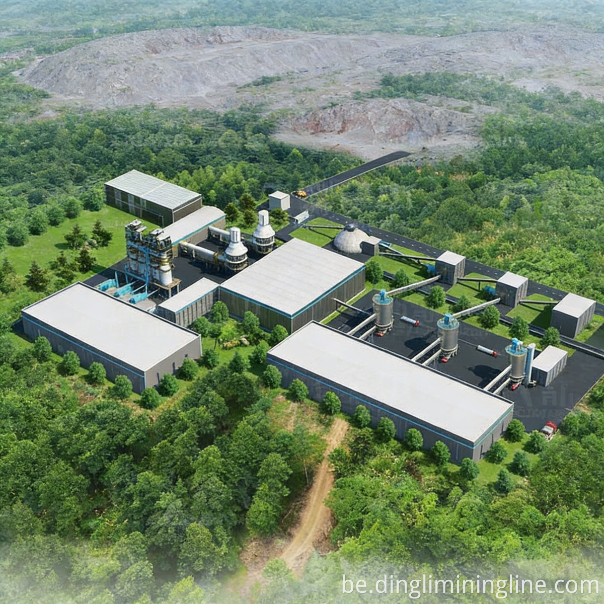 160-я бесперапынная лінія па вытворчасці каменя 160th Non-Stop Stone Production Line